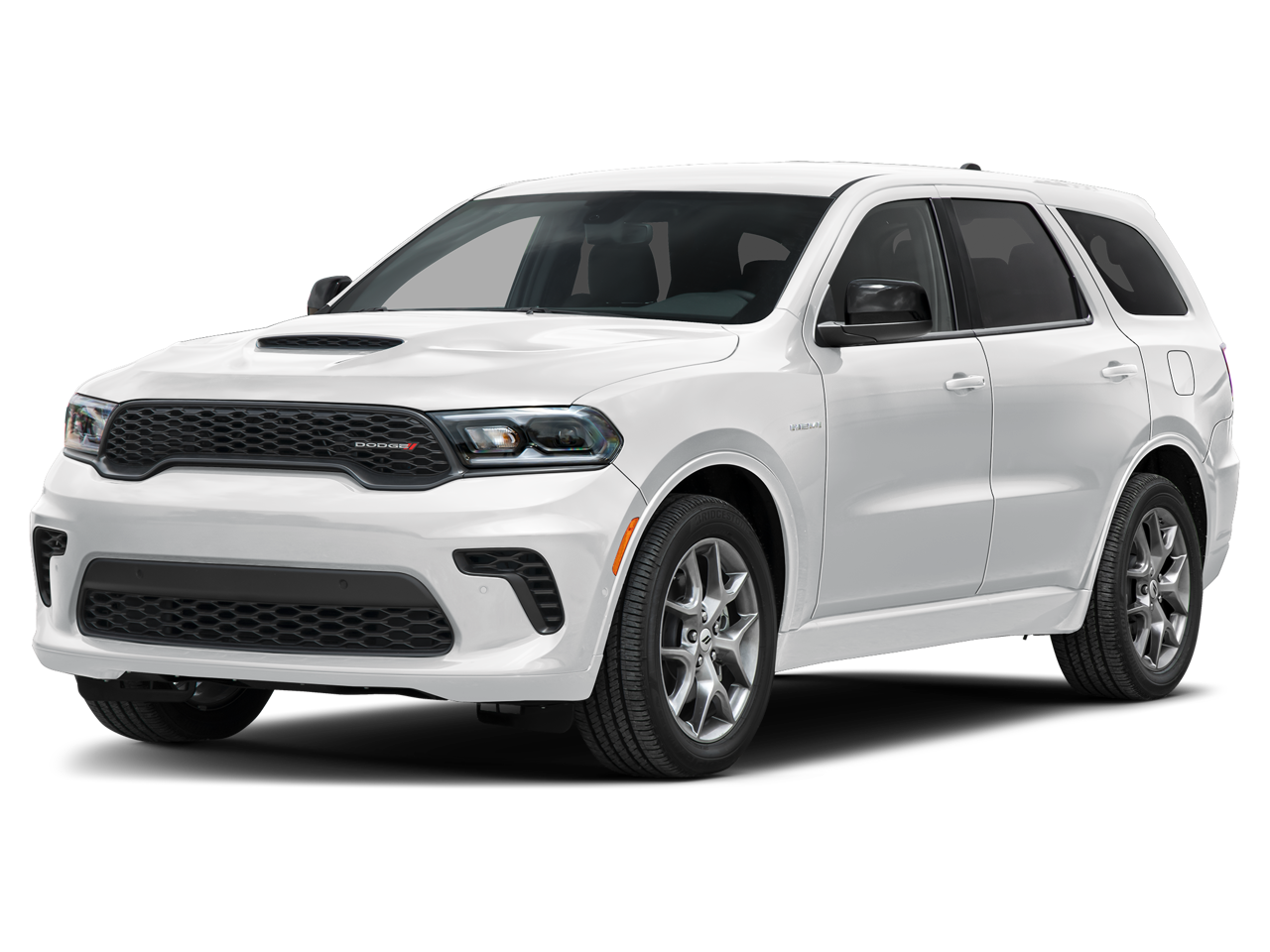 2026 Dodge Durango GT Plus HEMI V8 in White Knuckle Clearcoat — front three-quarter view