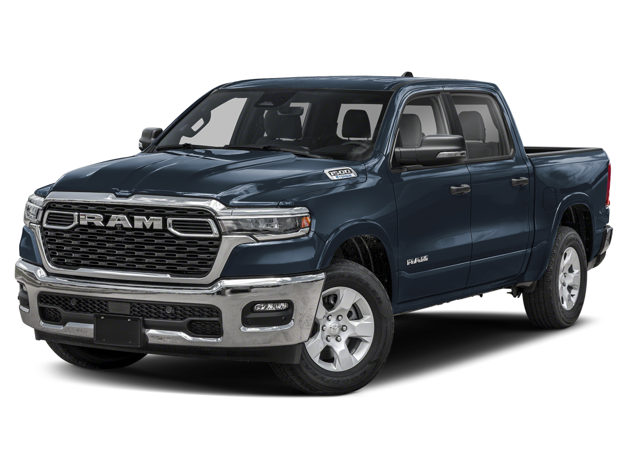 2026 RAM 1500 Big Horn in Forged Blue Metallic — front three-quarter view
