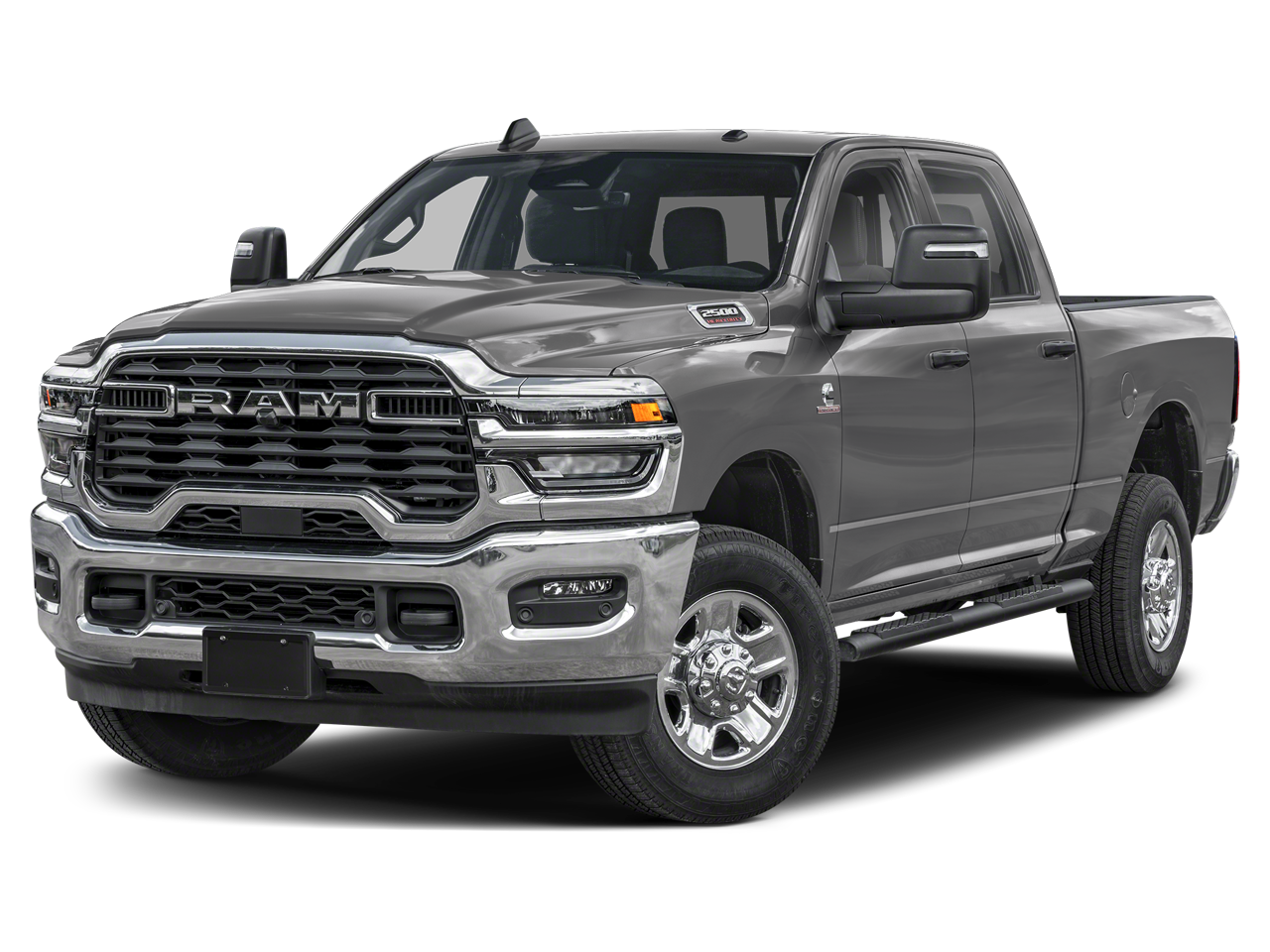 2026 RAM 2500 Warlock in Ceramic Gray Clearcoat — front three-quarter view