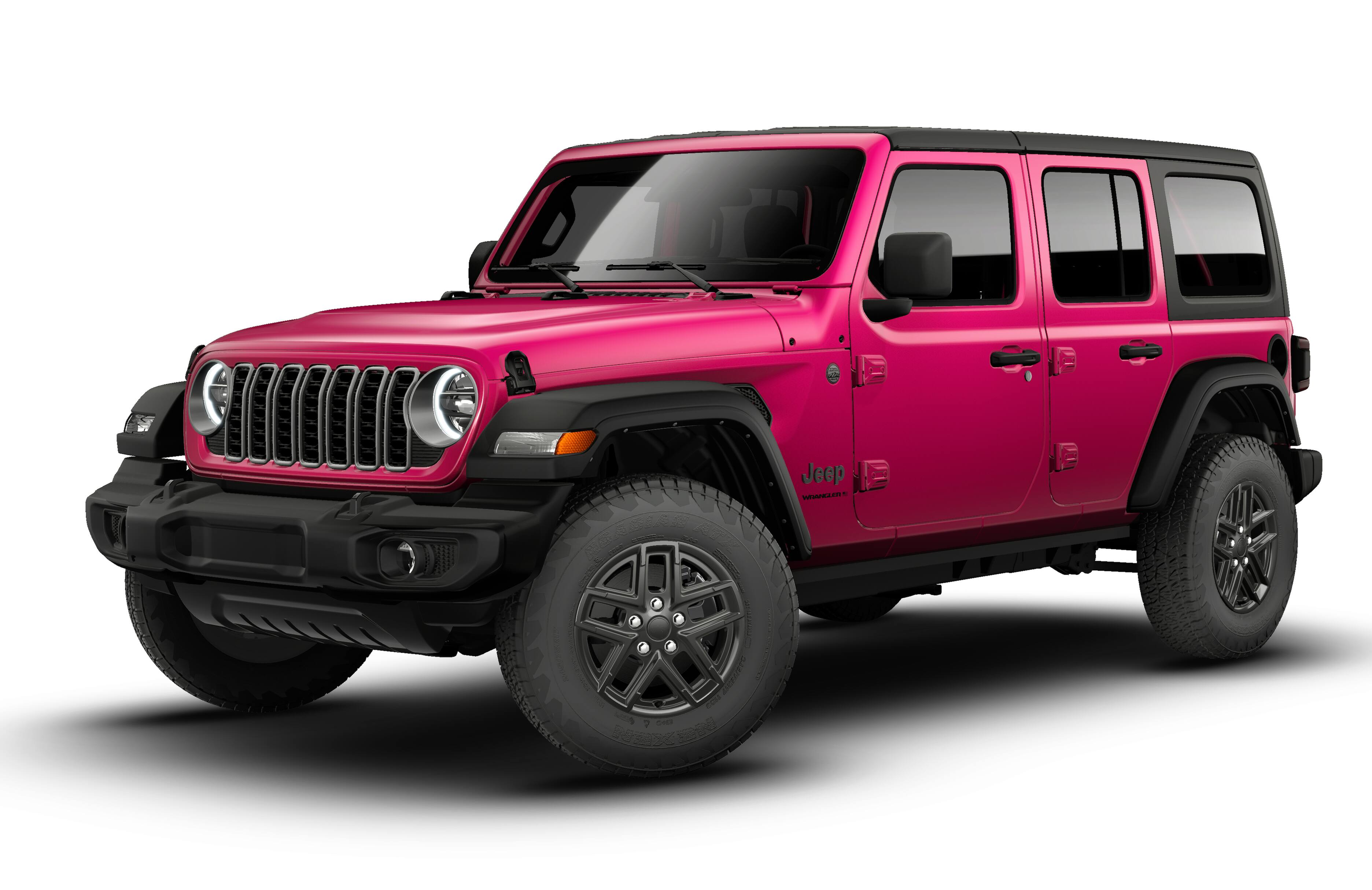 2026 Jeep Wrangler WRANGLER 4-DOOR SPORT S in Tuscadero Pearlcoat — front three-quarter view