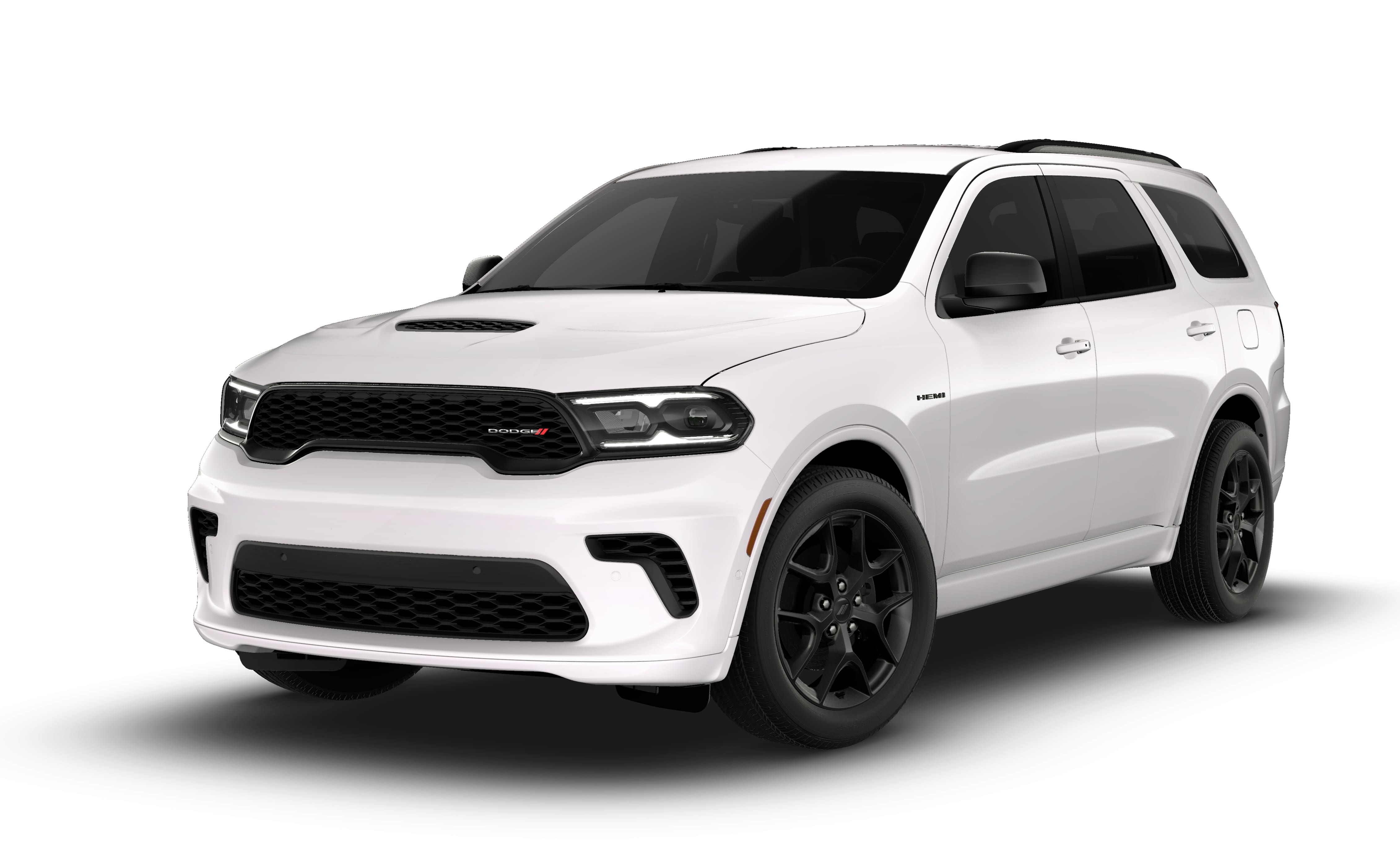 2026 Dodge Durango DURANGO GT AWD HEMI V8 in White Knuckle Clear-Coat Exterior Paint — front three-quarter view