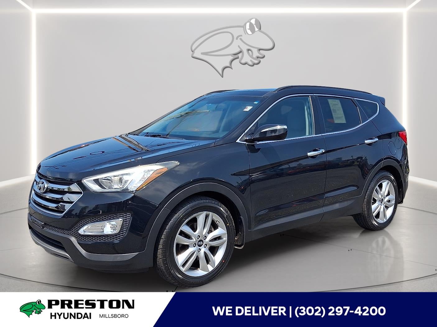 2016 Hyundai Santa Fe Sport Base in Twilight Black — front three-quarter view