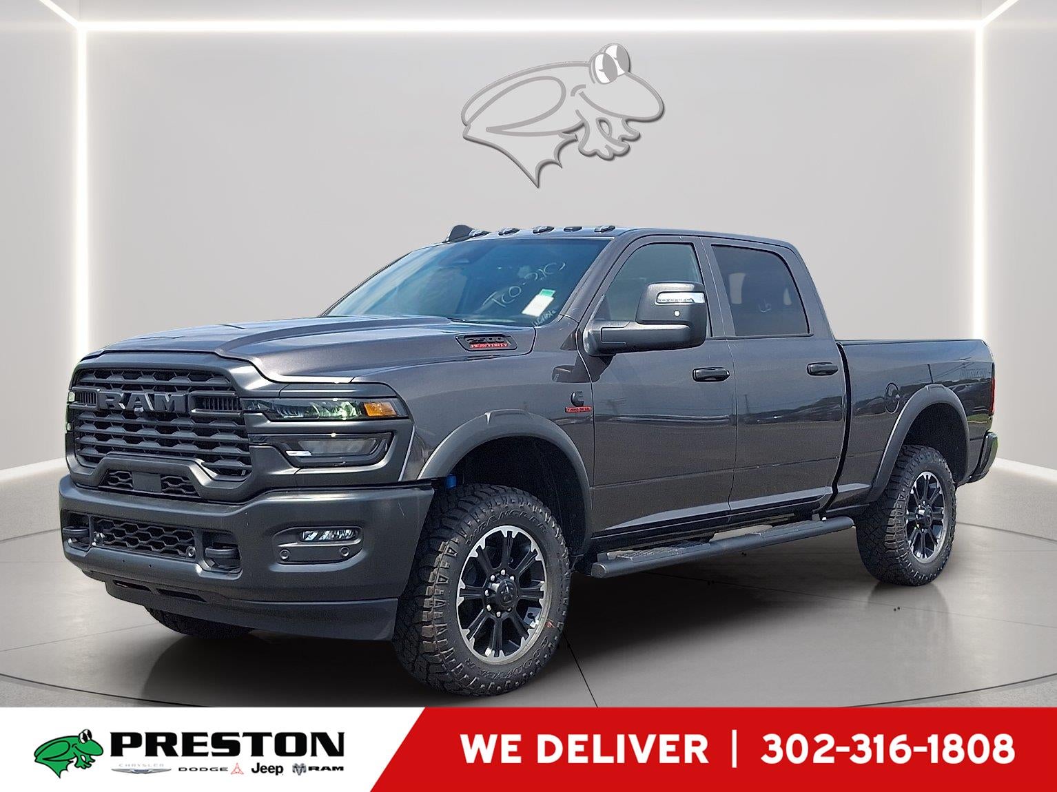 2026 RAM 2500 Warlock in Granite Crystal Metallic Clearcoat — front three-quarter view