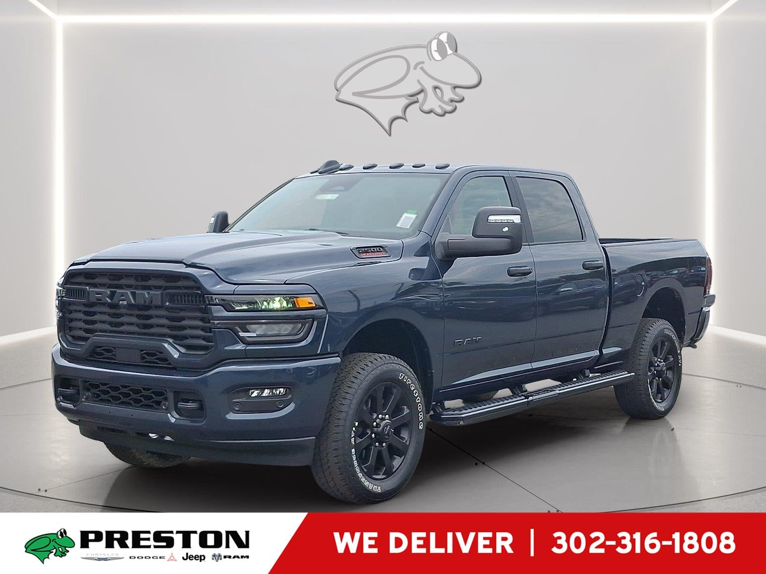 2026 RAM 2500 Big Horn in Forged Blue Metallic — front three-quarter view