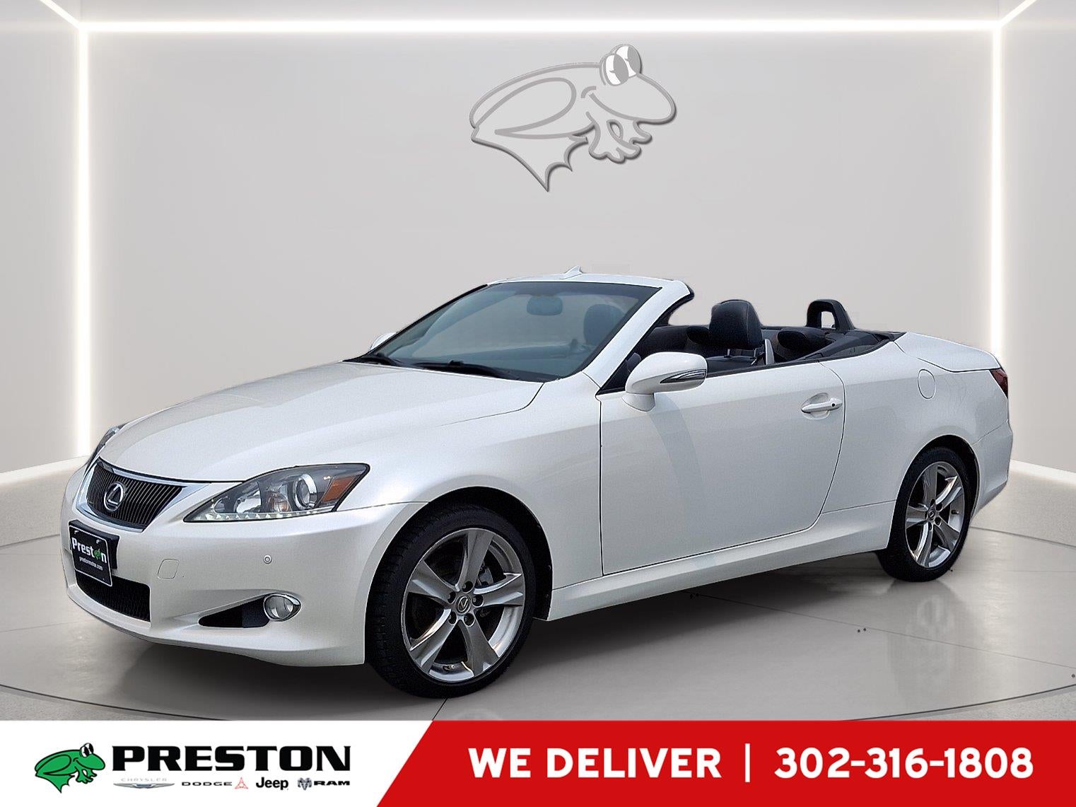 2013 Lexus IS 250C in Starfire Pearl — front three-quarter view